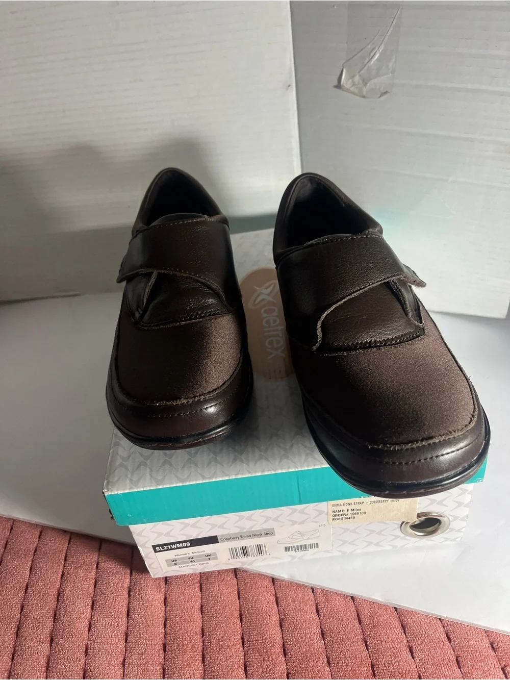 Aetrex Men's Brown Slip-On Comfort Loafers
